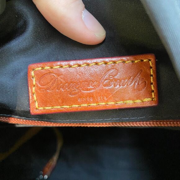 Dooney & Bourke Large Nylon Shoulder Bag Color Black - Picture 7 of 15